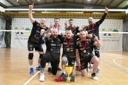 KTML vyrų lygos čempionai ‒ Kelmės tinklinio klubas „Spartakas“!